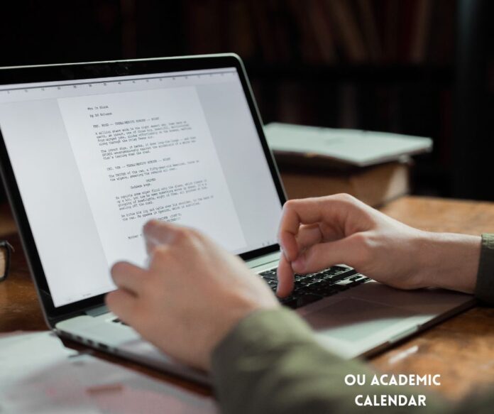 OU Academic Calendar, Important Dates.