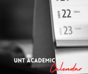 UNT Academic Calendar 2025-2026: Important Dates