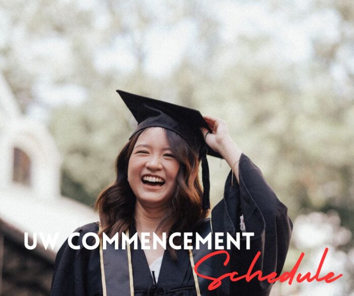 UW Commencement Schedule.